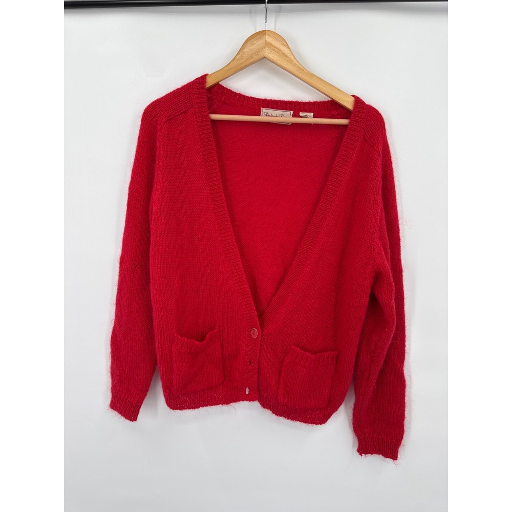 Vintage Penbrooke Lane Cardigan Sweater Womens S Mohair Blend Classic Luxury